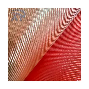 Produit de vente chaud Tissu en fibre de carbone rose en fibre de verre rouge électrolytique