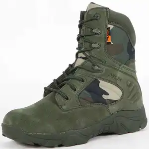 Vendita calda scarpe da trekking tattiche Delta High-top Sand Anti-skid Foot Wear Desert Outdoor Training Combat Boots