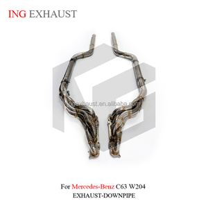 Ing thép không gỉ ống xả phía trướ<span class=keywords><strong>c</strong></span> downpipe tiêu đề cho Mercedes Benz C63 w204 với hiệu suất cao Tự động chuyển <span class=keywords><strong>c</strong></span>á<span class=keywords><strong>c</strong></span> bộ phận đường ống - Product Image 3