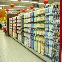 Crochets et épingles de présentation double face en métal robuste réglables pour rayonnages de supermarché et présentoirs gondoles