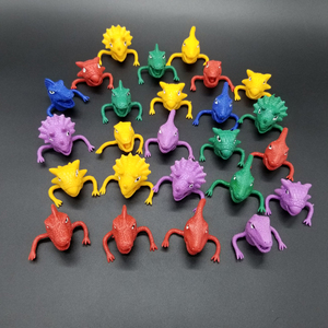 Wholesale Vending Capsule Toys for Kids TPR Soft Animal <b>Rubber</b> <b>Plastic</b> Dinosaur Monster Finger Puppet Unisex Boys Girls JO Brand - Product Image 6