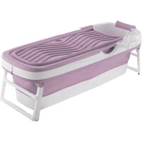 Baignoire pliante compacte longue baignoire portable maison autoportante trempage sueur sauna divertissement baignoire de douche pliable avec couvercle