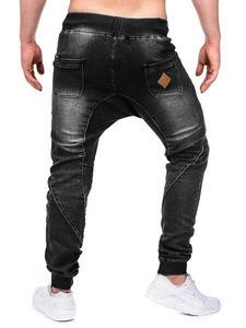 Pantalones Vaqueros Deportivos Casuales para Hombre, Talla Grande, Cintura Media Recta, Diseño Personalizado NZK-P1, Gran Venta - Product Image 6