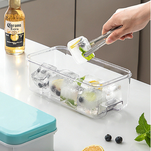 <span class=keywords><strong>New</strong></span> Ice Cube lưới xách tay Ice Maker linh hoạt Silicone Ice Cube khay khuôn mẫu với có thể tháo rời nắp cho whisky - Product Image 5