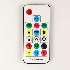 Controlador de Luces LED RGB SPI SP104E SP621E SP103E WS2812B WS2811 DC5-24V, Control Remoto con Bloqueo de 14/17 Teclas, Mini Controlador de Tiras de Luces LED - Product Image 4