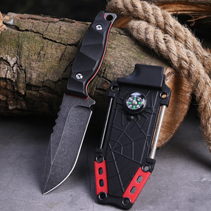 Hot Bán Nhỏ Thẳng Dao Đa Chức Năng Thép Không Gỉ Di Động Ngoài Trời Survival Dao Với Nylon Xử Lý Cho DIY - Product Image 6