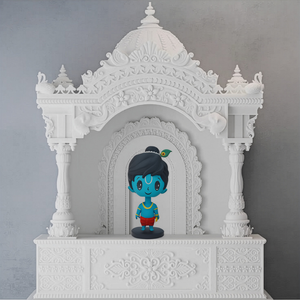 Figura Decorativa de Shree Krishna, Ídolo Espiritual para el Tablero del Automóvil, Decoración Elegante para el Hogar y la Oficina, Regalo - Product Image 6