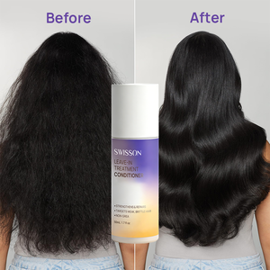 Balsamo per Capelli Senza Risciacquo OEM Anti-Crespo e Anti-Rottura, Nutriente con Olio di Semi di Camelia e Pantenolo, Crema Vegana per Capelli Lisci - Product Image 1