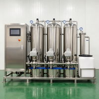 Filtre mécanique en acier au carbone avec média sable de quartz, lavage automatique, 5000 L/heure, échange d'ions, osmose inverse, traitement de l'eau