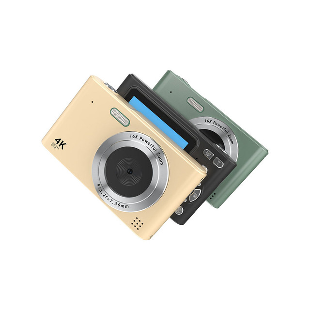Retro Style CCD Digital Camera HD Entry Level Student Photography Device Affordable Mini Portable Gift Choice