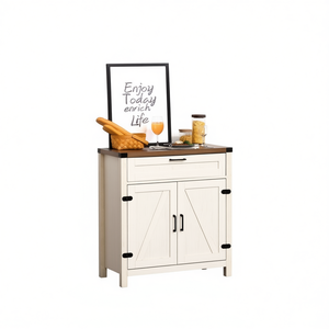 Mobiletto da cucina, credenza, mobiletto bar, mobiletto in legno con cassetto e ante per uso domestico - Product Image 1
