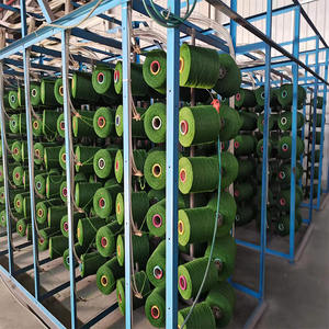 Hilo de césped artificial del fabricante para paisajismo de jardines y fútbol materias primas para césped sintético - Product Image 5