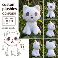 Fabricant de jouets en peluche personnalisés, design Hatsune Miku Chef, personnage turquoise, jouets en peluche certifiés, poupées