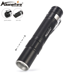 Alonefire Đèn Pin Bút Mini Cầm Tay LED MN22 XPE Đèn Pin Kẹp Bút Đèn Bỏ Túi Đèn Sách Trẻ Em Làm Việc Bằng Nhôm Pin AAA - Product Image 1