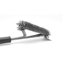 Brosse de nettoyage pour barbecue, petit accessoire 2 en 1 au Design professionnel, multi-usage, nouveauté