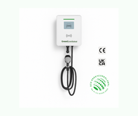 Chargeur de véhicule électrique CCS2 DC GCG 7kW-22kW Plug&Charge à connecteur unique, montage mural, socle avec certification OCPP pour stations de recharge de véhicules électriques