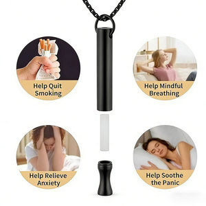 Collar Antiestrés de Acero Inoxidable 316L con Baño de Oro PVD de 14k/18k, Resistente al Agua y al Deslustre, para Mujeres y Hombres - Product Image 1