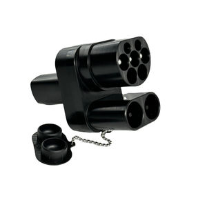 Adaptateur EV AC+DC de type 2 à TESLA pour voiture électrique Tesla Model Y Model 3 Model X Model S - Product Image 1