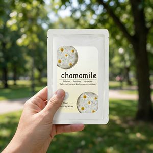 <span class=keywords><strong>Masque</strong></span> <span class=keywords><strong>facial</strong></span> en hydrogel bio-fermenté à la camomille, technologie coréenne, haute absorption, <span class=keywords><strong>anti</strong></span>-âge, raffermissant, hydratant en profondeur - Product Image 1