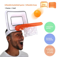 Interaktives Kreatives Basketball-Wurfspielzeug für Partys und Eltern-Kind-Spiele mit Kopfmontage-Design