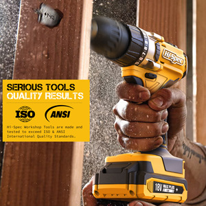 18V Cordless Drill Driver Tool Kit With Battery And Case For Home Maintenance - Product Image 4