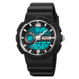 Montres analogiques-digitales chronographes étanches pour femmes SKMEI 2477, montres de sport multifonctionnelles pour femmes - Product Image 5