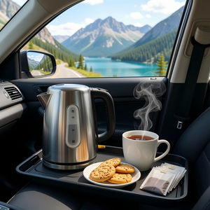 Hervidor Eléctrico de Gran Capacidad de 1.7L, Interior de Acero Inoxidable 304 de Grado Alimenticio, Exterior de PP Libre de BPA, Hervidor de Agua para la Familia, Logotipo Personalizado - Product Image 6