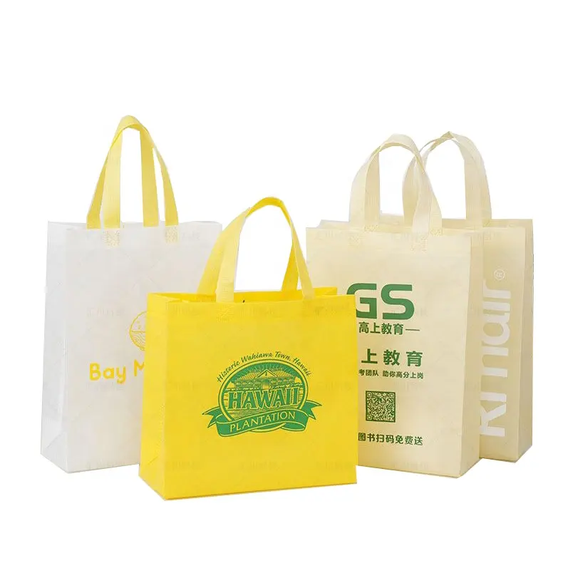 grocery tote bags heavy duty shopping pp non woven direct sales reasonable price non-woven tote bag reusable supermarket