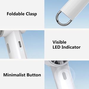 Ventilateur de poche luxueux, ventilateur portatif, recharge USB, ventilateur paresseux - Product Image 4