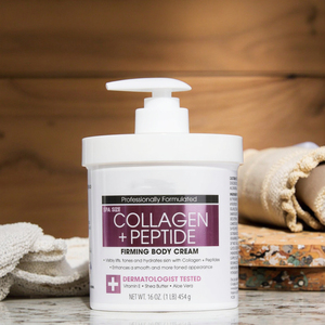 Crème pour le <span class=keywords><strong>corps</strong></span> au peptide de collagène clinique avancée avec vitamine E beurre de karité et aloe vera pour raffermir le <span class=keywords><strong>corps</strong></span> 454g - Product Image 3
