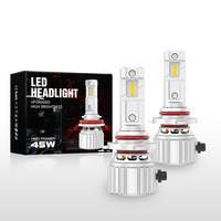 Ampoule de phare LED X10S super lumineuse 9005 9006 H7 H11 avec puces LED GC7535 45W 10000LM autour du tube en cuivre PCB pour phare de voiture
