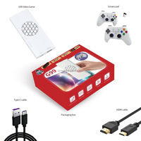 Consoles de jeux vidéo S Classic G99, TV 4K, mini stick de jeu familial, manettes sans fil G99, système open source, jeux de combat 3D pour PS2