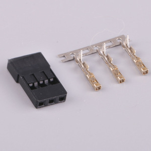 Futaba Jr 3 Pin Gold Plated Connector <b>Plug</b> For Rc Model Aircraft Hobbies - Product Image 1