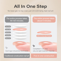 JOUS Vente en gros OEM Professionnel Gel UV LED longue durée sans TPO Fabricant de vernis à ongles Soak Off sans HEMA Gel Polish monocouche