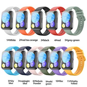 Kingsmax nuovo arrivo cinturino di ricambio in Silicone per <span class=keywords><strong>Huawei</strong></span> <span class=keywords><strong>Watch</strong></span> Fit 2 1 cinturino in Silicone - Product Image 2