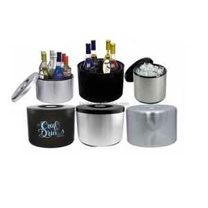 Secchio di ghiaccio in plastica a due colori per ghiaccio 5L 6L 7L 8L 10L grande capacità trasparente per champagne birra barile - Product Image 3