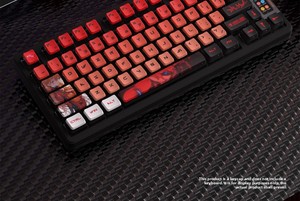 คีย์แคปใสสี่ด้านลายอัสึกะจากเรื่อง Evangelion วัสดุ PBT PC แบบพิมพ์ลาย Sublimation คีย์แคป <span class=keywords><strong>Gmk</strong></span> คีย์แคปอนิเมะ - Product Image 6