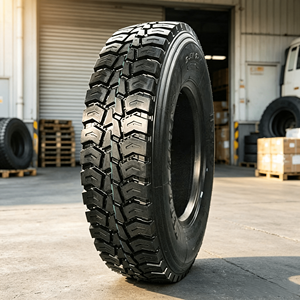 Pneu de camion radial antidérapant 13R22.5-18 adaptable à toutes les conditions météorologiques pour le transport de marchandises lourdes et le transport commercial - Product Image 1