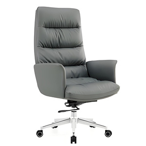 <span class=keywords><strong>Silla</strong></span> de Oficina Ergonómica Grande y Alta, Giratoria, de Cuero, Moderna, Ejecutiva, de Lujo, para Supervisor, con <span class=keywords><strong>Ruedas</strong></span> - Product Image 3