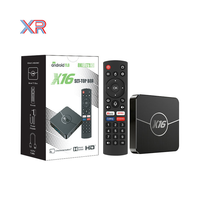 Upgrade Lifetime Free Smart Player X16 Super TV Box OEM Set-top Box 4gb Ram 32gb Rom 8K Ultra HD Streaming OTT Android TV Box