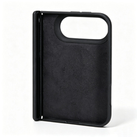 Nouvelle coque de téléphone magnétique en silicone véritable de luxe pour 18 Duo Fold, douce au toucher, doublure floquée confortable, protection antichoc, 3 couleurs