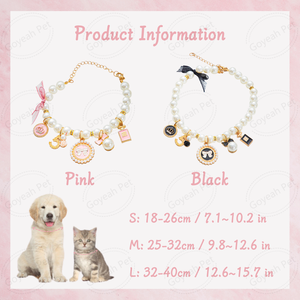 <span class=keywords><strong>Collar</strong></span> de Perlas de Lujo para Perros y Gatos, Ajustable, Joyería para Mascotas, Accesorios para Perros - Product Image 4