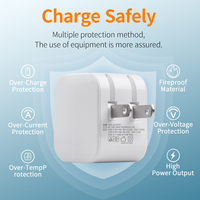Chargeur GaN 20W 30W 33W 65W Chargeur portable pour téléphone portable USB Type C Chargeur mural rapide pour iphone13