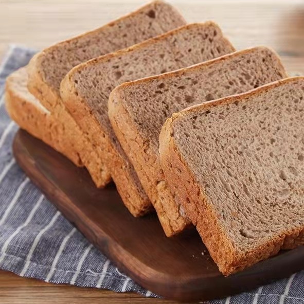 12 sacchetti semi di Chia Toast di grano intero nero sostituto per Snack senza zucchero cibo pieno pane a fette Fitness a basso contenuto di grassi