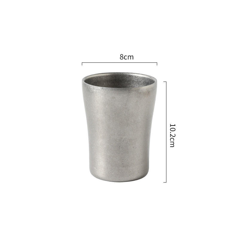 Silver Double-layered cup