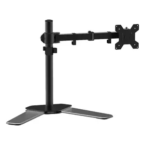 360 Graden Rotatie Enkele Lange Arm Monitor Stand Desk Mount Computer Beugel Voor 17 "-32" Lcd Monitor mount Stand