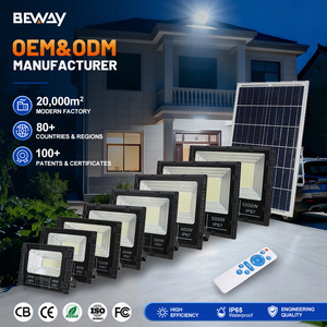 Lámpara Solar de Exterior Resistente al Agua IP67, Iluminación Estable, 40W 60W 120W 200W 300W 400W 500W 1000W, de Aluminio - Product Image 1