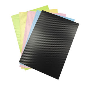 ポリプロピレンシートのカスタマイズされた黒炭素繊維パターンPPボードロール切断処理サービス - Product Image 6