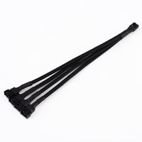 Siap kirim 30cm 1007 24WG CPU pendingin Motherboard 4pin kipas kabel ekstensi hitam biru putih merah hijau untuk komputer Afrika Selatan