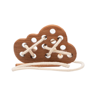 Jouet de jeu de filetage de laçage <span class=keywords><strong>en</strong></span> forme d'étoile <span class=keywords><strong>en</strong></span> <span class=keywords><strong>bois</strong></span> - Product Image 2